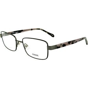 Fossil Fos 7168 Mens Metal Eyeglass Frame 0RZZ Matte Black Ruthenium 54-18
